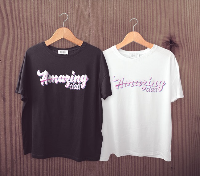 sablon kaos untuk kaos kelas