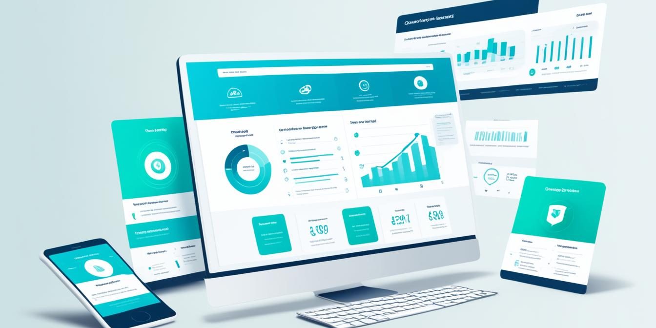 Template landing page elegan kreatif