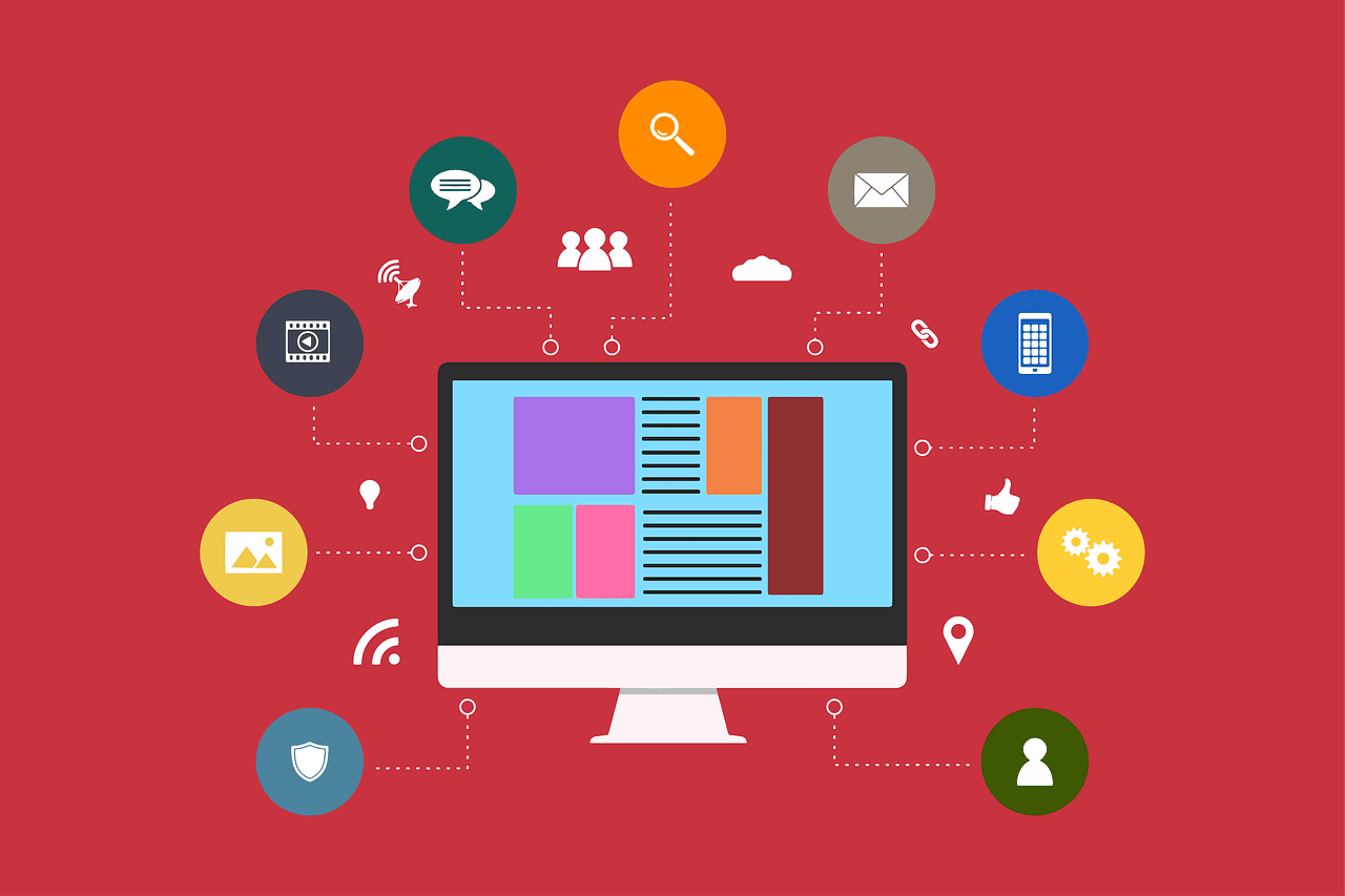 Landing page modern kreatif elegan