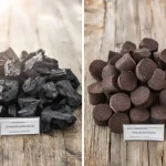 Hardwood and coconut charcoal supplier displaying premium quality products for commercial use