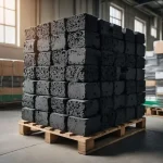 coconut charcoal briquettes cubes ready for export